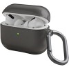 Чехол Uniq Glase для AirPods Pro AIRPODSPRO-GLSGSMK (темно-серый)