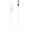 Кабель Borofone BL9 Lightning - 3.5 Jack (1 м, белый)