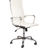 Кресло AksHome Elegance Chrome Eco (белый)