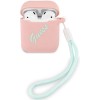 Чехол CG Mobile Guess для AirPods 1&2 GUACA2LSVSPG (розовый/мятный)