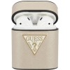 Чехол CG Mobile Guess для AirPods 1&2 GUACA2VSATMLLG (бежевый)