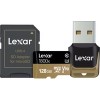 Карта памяти Lexar LSDMI128CB1800A microSDXC 128GB + адаптер, кардридер