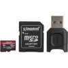 Карта памяти Kingston Canvas React Plus microSDXC 64GB (с адаптером и кардридером)